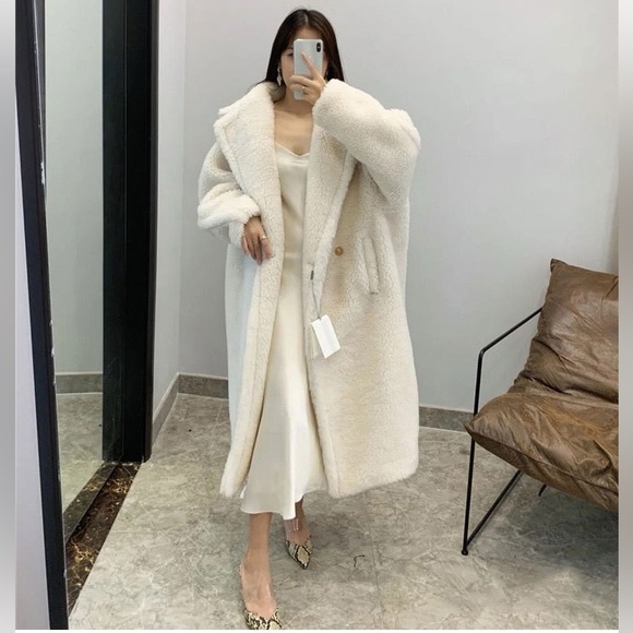 🧸100% Wool Teddy Bear Coat - Picture 3 of 12